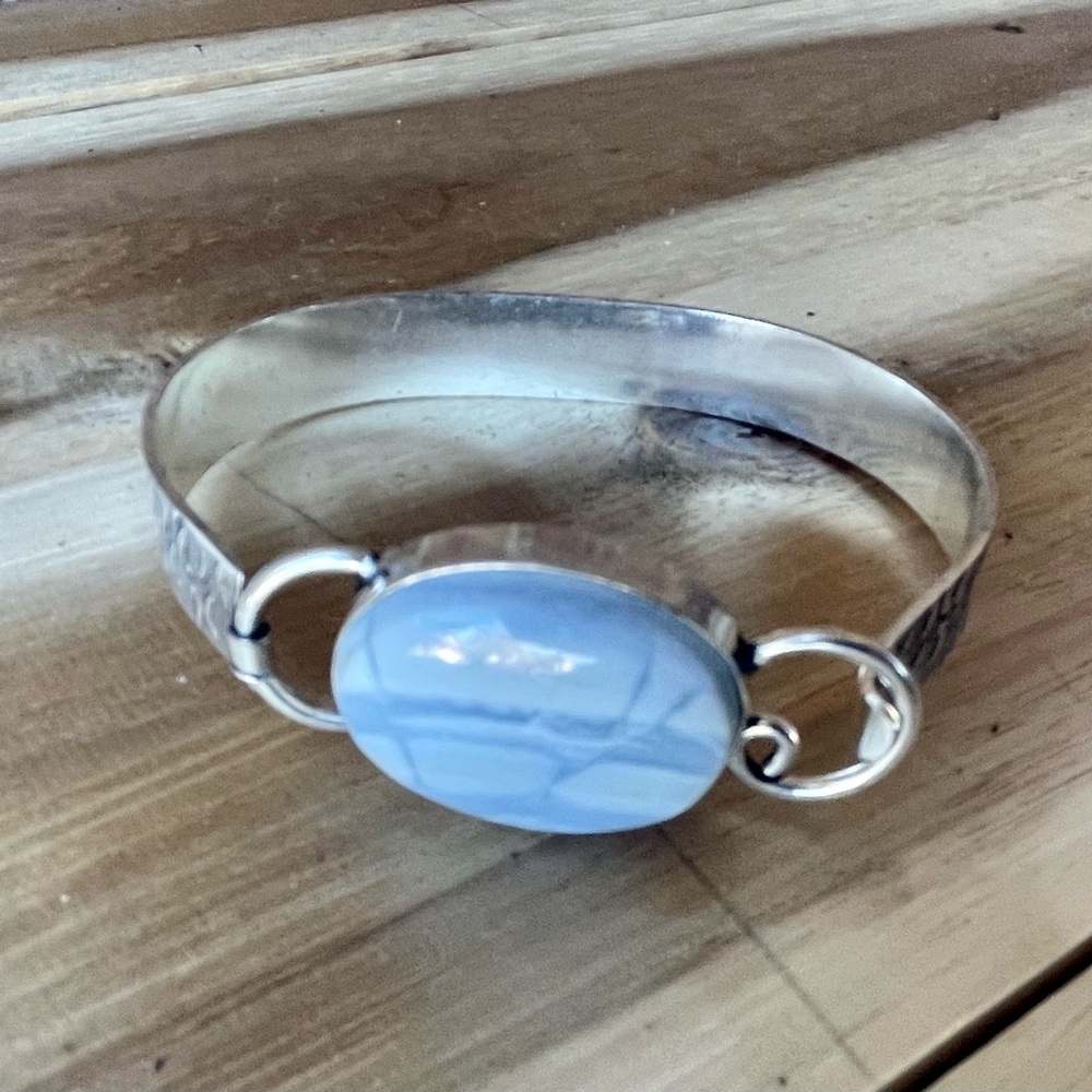 Poison Prayer Locket Bracelet Sterling Silver 16.5 gm